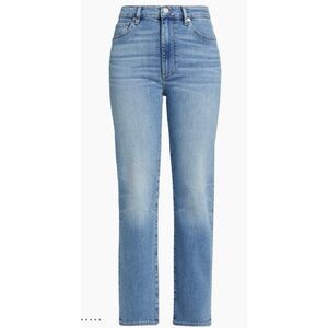 Frame Le Sleek high waisted straight leg jeans ( whimsy wash)